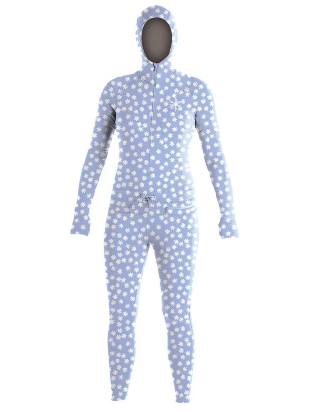 Airblaster onesie - daisy print base layer jumpsuit M